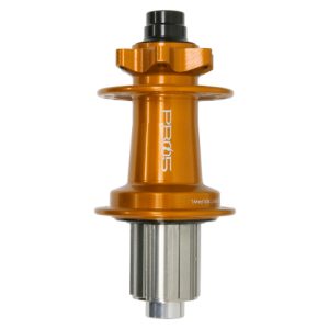 Hope Pro 5 6-Bolt Rear Hub - Boost 148x12mm - Orange / 148 x 12mm / Shimano / 6 Bolt / 11 Speed / Steel Freehub / 32H