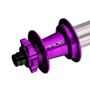 Hope Pro 5 6-Bolt Rear Hub - Quick Release - Purple / Quick Release / Shimano / 6 Bolt / 11 Speed / Steel Freehub / 32H