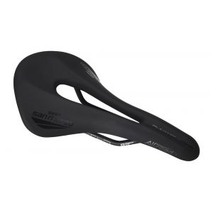 Selle San Marco | Allroad Open Fit Racing Saddle | Black | Manganese Rails, Wide