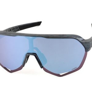 100% S2 Sunglasses (Black Holographic) (HiPER Blue Multilayer Mirror Lens) - 60006-00020