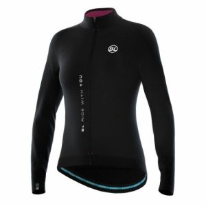 Bicycle Line Normandia_E Womens Long Sleeve Cycling Jersey - Black / Small