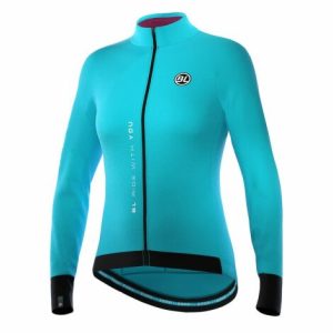 Bicycle Line Normandia_E Womens Long Sleeve Cycling Jersey - Blue / Medium