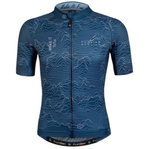 Funkier Mirano Pro Short Sleeve Cycling Jersey - Blue / Small