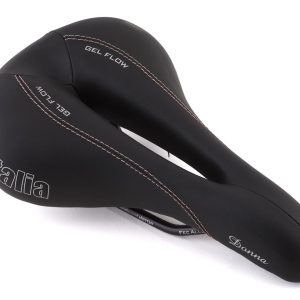 Selle Italia Donna Gel Flow Saddle (Black) (FeC Alloy Rails) (168mm) - 20I022T530AEC001