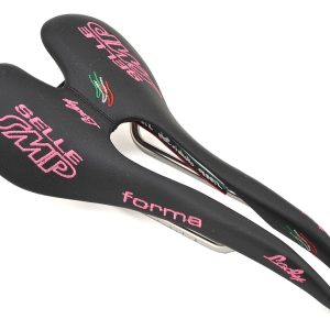 Selle SMP Forma Lady's Saddle (Black/Pink) (AISI 304 Rails) (137mm) - ZSTRIKEFLNE