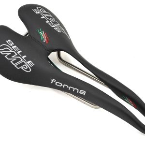 Selle SMP Forma Saddle (Black) (AISI 304 Rails) (137mm) - ZSTRIKEFNE