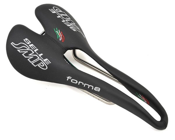 Selle SMP Forma Saddle (Black) (AISI 304 Rails) (137mm) - ZSTRIKEFNE