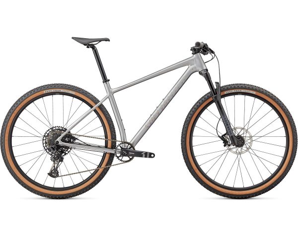 Specialized Chisel Comp Hardtail Mountain Bike (M) (Satin Light Silver/Gloss Spectra... - 91722-5003