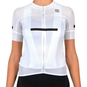 Sportful Evo Women's Short Sleeve Cycling Jersey - White / Large