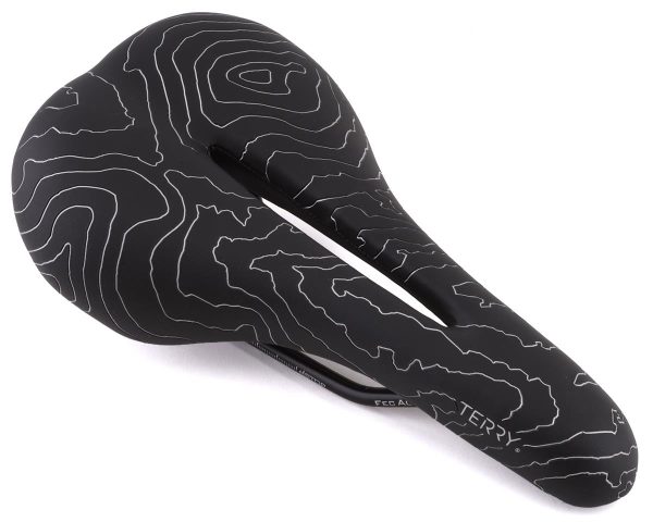 Terry Women's Topo Saddle (Black) (Chromoly Rails) (150mm) - 21034000