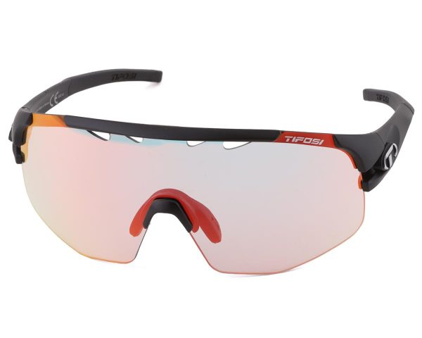 Tifosi Sledge Lite Sunglasses (Matte Black) (Clarion Red Fototec Lens) - 1670300130