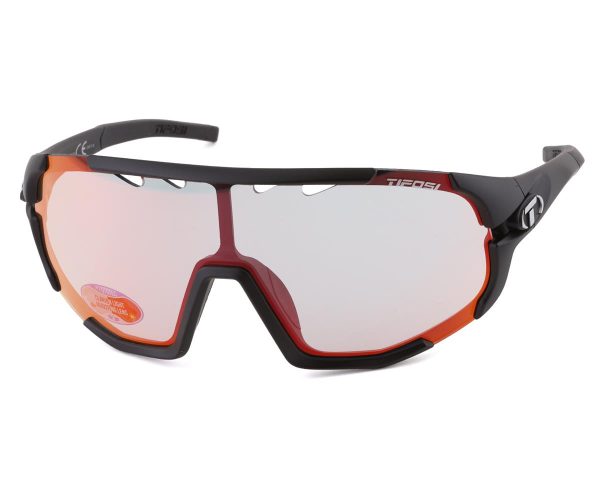 Tifosi Sledge Sunglasses (Matte Black) (Clarion Red Fototec Lens) - 1630300130