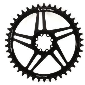 Wolf Tooth Components SRAM 8-Bolt Direct Mount Chainring (Black) (Drop-Stop B) (Single)... - SDM8-42