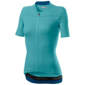 Castelli Anima 3 Women's Short Sleeve Jersey (Celeste) (XS) - A20068479-1