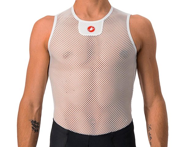 Castelli Core Mesh 3 Sleeveless Base Layer (White) (S/M) - A17028001-2