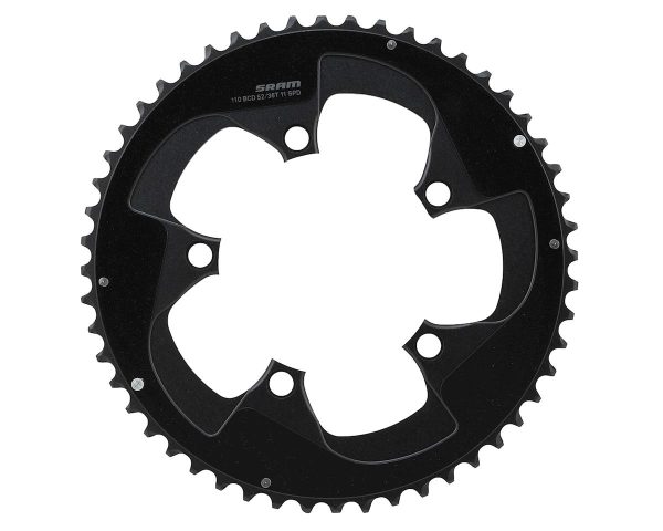 SRAM X-Glide Road Chainrings (Black) (2 x 11 Speed) (110mm BCD) (Red 22) (Outer... - 11.6218.031.000