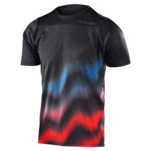 Troy Lee Design Skyline Short Sleeve Jersey - Wave / Black / Medium
