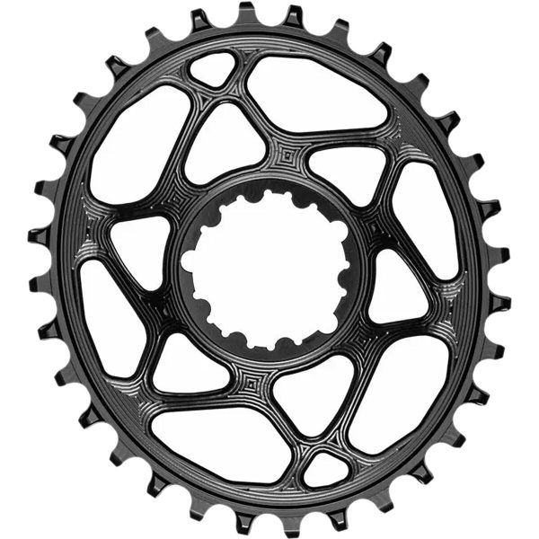 absoluteBLACK SRAM Oval Direct Mount Traction Chainring Black, 0mm Offset, 34t