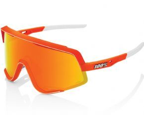 100% Glendale Sunglasses Neon Orange/hiper Red Mirror Lens 2022 Neon Orange/HiPER Red Mirror Multilayer Lens