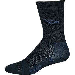 DeFeet Wooleator 5in Sock Hi-Top Charcoal, S - Men's