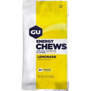 GU Energy Chews Double Serving Bag - 12 Pack Lemonade, One Size