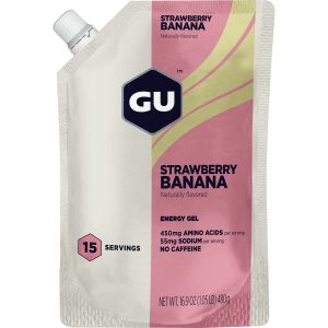 GU Energy Gel - 15-Servings Strawberry Banana, One Size