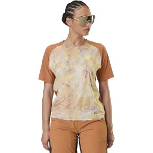 Picture Organic Ice Flow Printed Tech T-Shirt - Women's Geology Cream, M