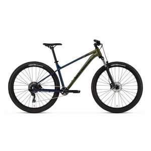 Rocky Mountain Fusion 10 Hardtail Mountain Bike - 2023 - Blue Green, Small