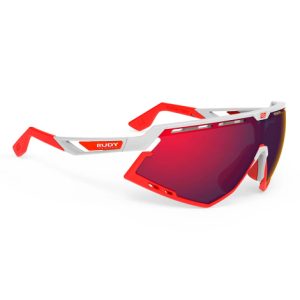 Rudy Project Defender Sunglasses Multilaser Lens - White Gloss / Red Lens
