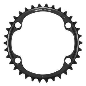 Shimano Dura-Ace FC-9200 Chainrings (Black) (2 x 12 Speed) (110 BCD) (Inner) (34T) - Y0MZ34000