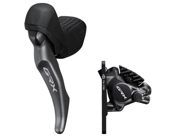 Shimano GRX RX820 Brake/Shift Lever Kit (Black) (Flat Mount) (Left) (Dropper ... - IRX8203DLF6SC100A