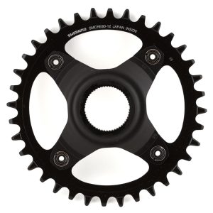 Shimano Steps E-MTB Direct Mount Chainring (Black) (1 x 12 Speed) (Single) (5... - ISMCRE8012B55A6XL