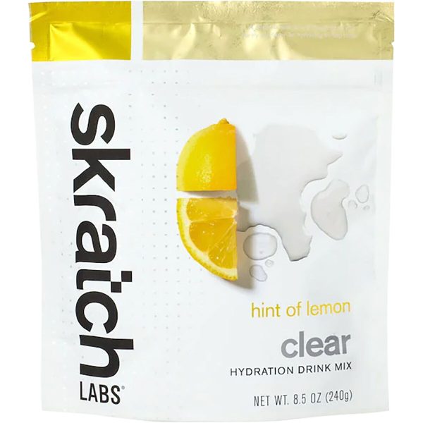 Skratch Labs Clear Hydration Drink Mix - 16-Serving Hint of Lemon, 16-Serving Resealable Pouch