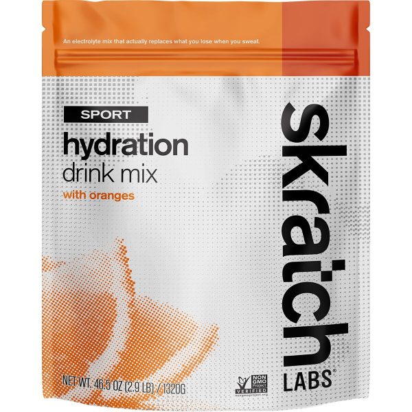 Skratch Labs Sport Hydration Drink Mix - 60 Serving Bag Oranges, 60-Serving Resealable Pouch