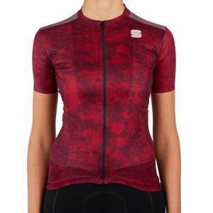 Sportful Escape Supergiara Women's Short Sleeve Cycling Jersey - Red Rumba / Medium