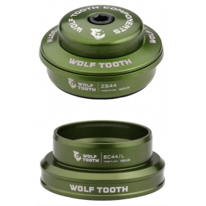 Wolf Tooth Components | Zs44 Upper Ec44 Lower Premium Headsets Olive