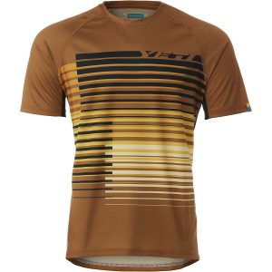 Yeti Cycles Longhorn Short-Sleeve Jersey - Men's Spice Stripe, XL