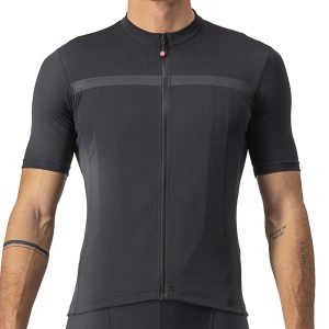 Castelli Classifica Short Sleeve Jersey (Light Black) (S) - A4521021085-2