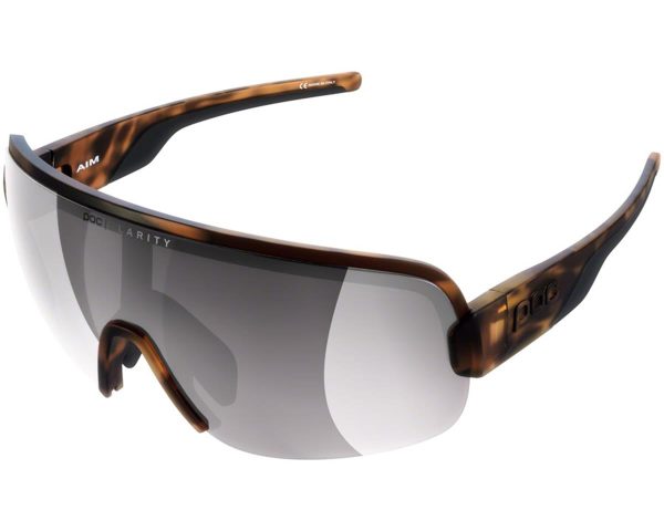 POC Aim Sunglasses (Tortoise Brown) (Violet Silver Mirror) (Clarity Road) - AIM10011812VSI1