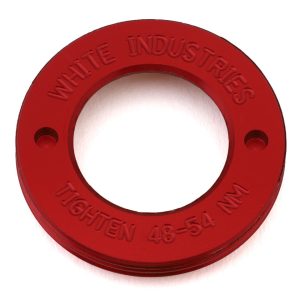 White Industries MR30 Crank Extractor Cap (Red) (1) - EXCAPMR30RD