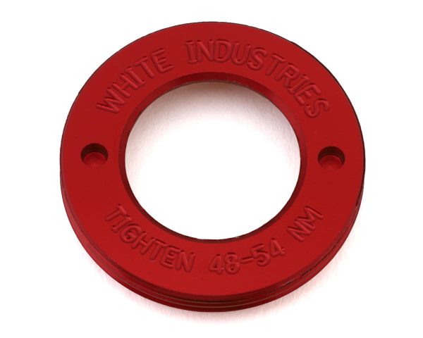 White Industries MR30 Crank Extractor Cap (Red) (1) - EXCAPMR30RD