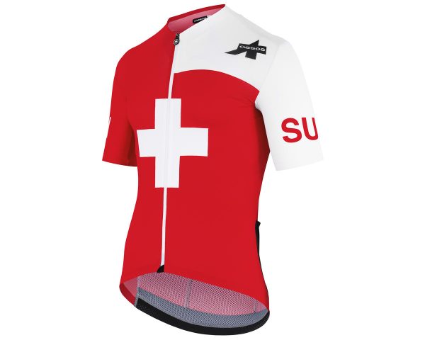 Assos Suisse FED S9 Targa Short Sleeve Jersey (Red) (L) - 11.20.334.47.L