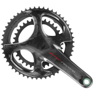 Campagnolo Super Record Carbon Ti Ultra Torque Chainset - 12 Speed - Black / 36/52 / 170mm