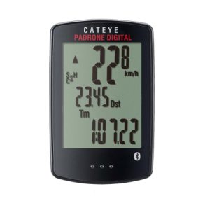 Cateye Padrone Digital Wireless Cycling Computer CC-PA400B Speed & Cadence - Black / Speed / Cadence