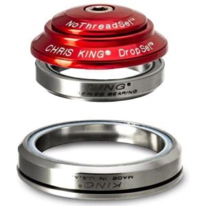Chris King Dropset 4 Integrated Headset - Red / Integrated
