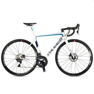 Colnago V3 Disc 105 Carbon Road Bike - White / Blue / 45cm