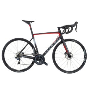 Colnago V3 Disc Ultegra Carbon Road Bike - Black / Red / 45cm