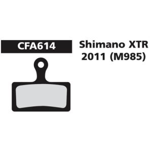 EBC Brake Disc Brake Pads - Standard - Red / FA614R - Shimano SLX/XT/XTR Post 2011