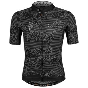 Funkier Mirano Pro Short Sleeve Cycling Jersey - Black / Small