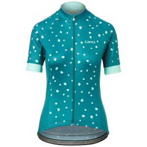Giro Women's Chrono Sport Short Sleeve Jersey (True Spruce Blossom) (XS) - 7114990